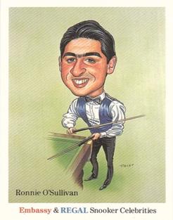 1993 Imperial Embassy & Regal Snooker Celebrities #NNO Ronnie O'Sullivan Front